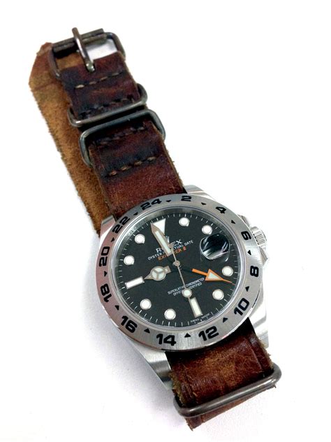 rolex explorer 2 on nato strap|Rolex NATO straps not working.